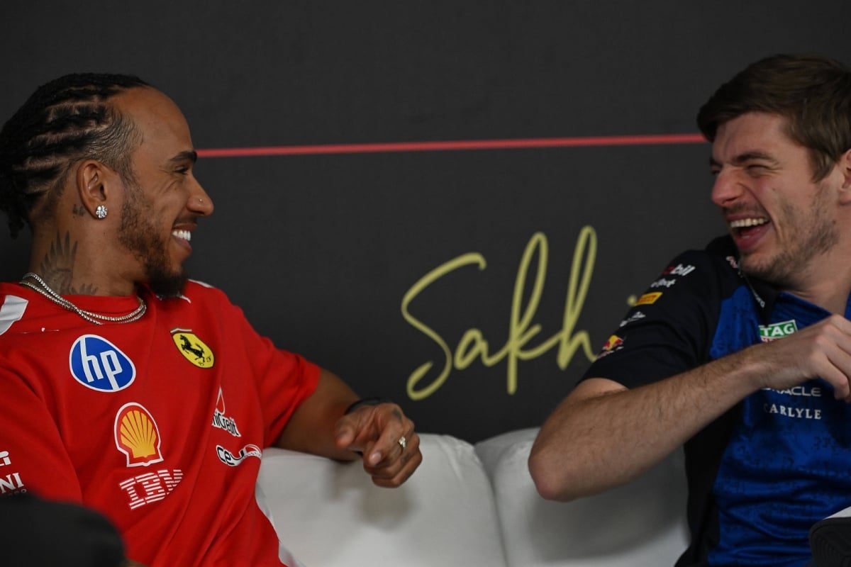 Unexpected Unity: Lewis Hamilton and Max Verstappen's Laughter Breaks F1 Rivalry Mold in Bahrain