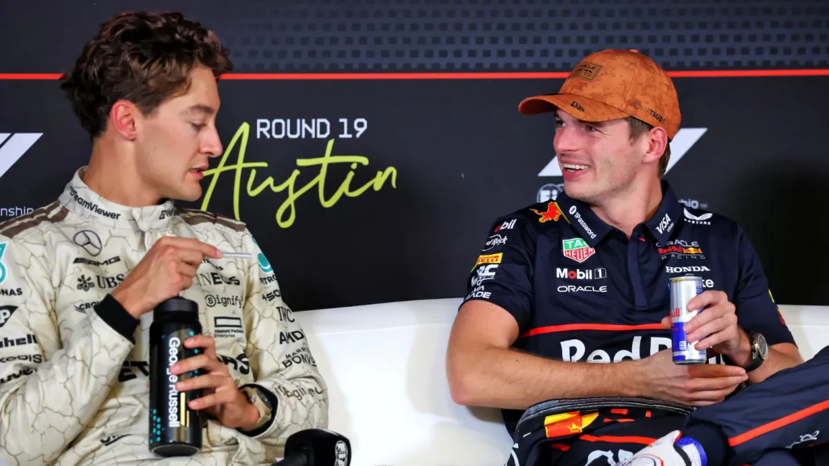 George Russell sets out F1 title aspirations with Max Verstappen &lsquo;head-to-head&rsquo; wish