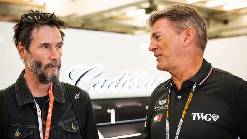 Cinematic Intensity: Keanu Reeves Dives Into Cadillac F1 Preparations in Revealing Documentary