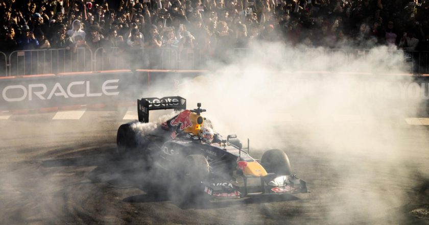 Red Bull catches fire in dramatic Yuki Tsunoda F1 return