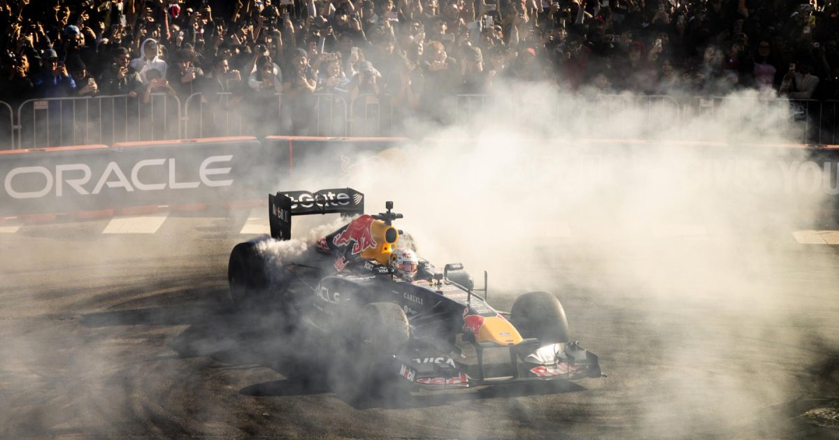 Red Bull catches fire in dramatic Yuki Tsunoda F1 return