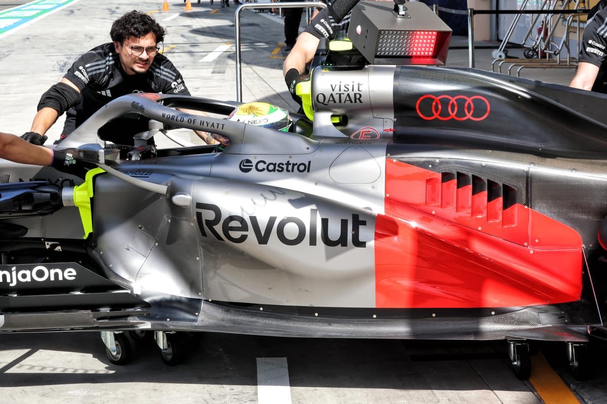 Revolutionary Design: Audi Unveils Bold Sidepods in F1 Testing Debut