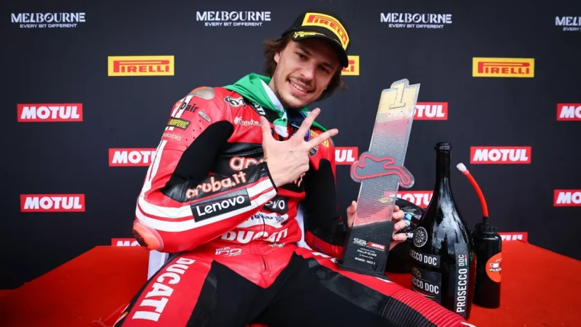 Nicolo Bulega Aims for Excellence: Propelling Towards Victory in WorldSBK