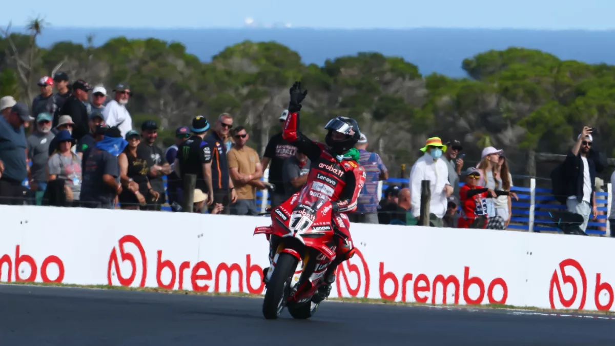 Nicolo Bulega Triumphs in Wet Weather for Unforgettable Hat Trick at Australian WorldSBK Race 2