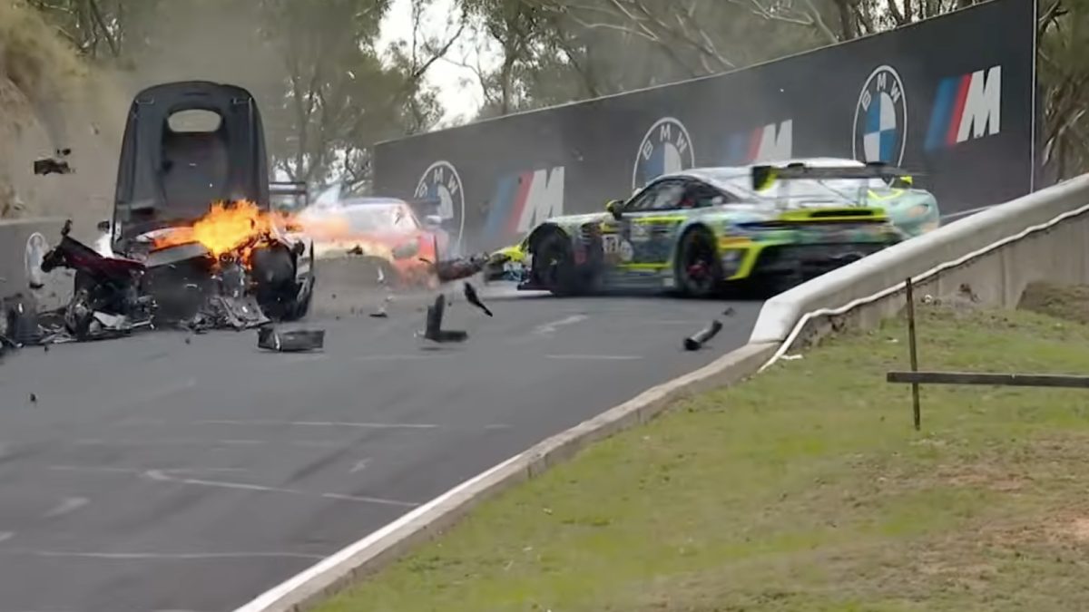 Driver suffers broken back in horror Bathurst smash, wants race direction talk