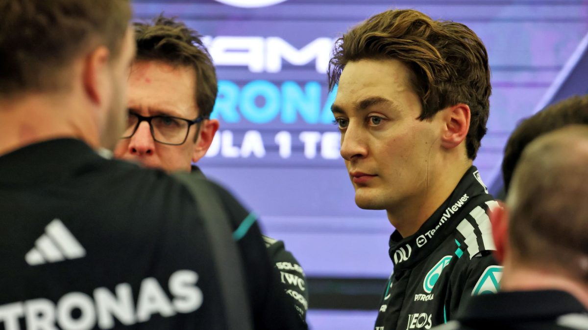 George Russell Shines at Bahrain F1 Test with Fastest Lap in Eventful Session