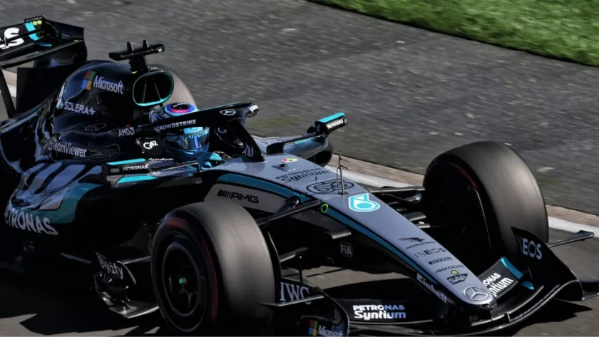 Russell's Mishap: F1 Star George Russell Faces Consequences After Collision with Emerging Rookie in Melbourne FP1