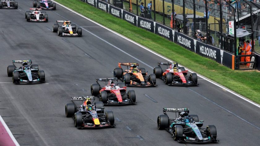 Thrilling Action at F1 Australian GP: Leclerc Takes the Lead as Hamilton Chases, Piastri Faces Setback