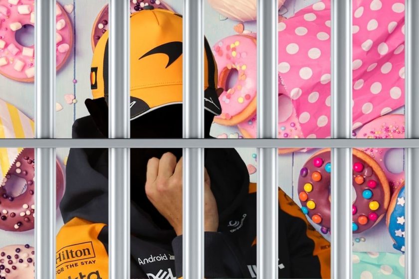 F1 Fans' Cheeky Reaction: Landon Morris Does Arresting Donuts!