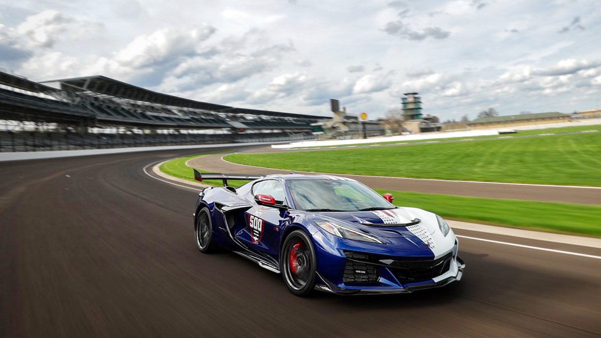 Revving Up Excitement: Unveiling the Spectacular Dual-tone Chevy ZR1X Pace Car for the Indianapolis 500