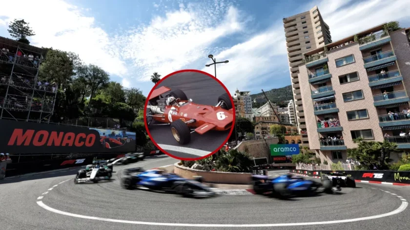 Vintage Speed: Ferrari Legend's Dramatic Mishap at Monaco Historic Grand Prix