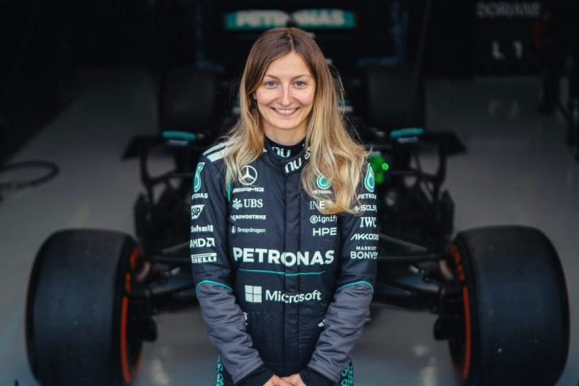 Breaking Barriers: Pin's Historic Formula 1 Test Debut with Mercedes
