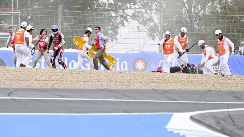Bagnaia Shatters Bike with Game-Changing Modification in Jerez MotoGP Practice