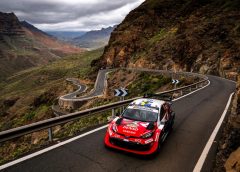 Oliver Solberg crashes out of Rally Islas Canarias