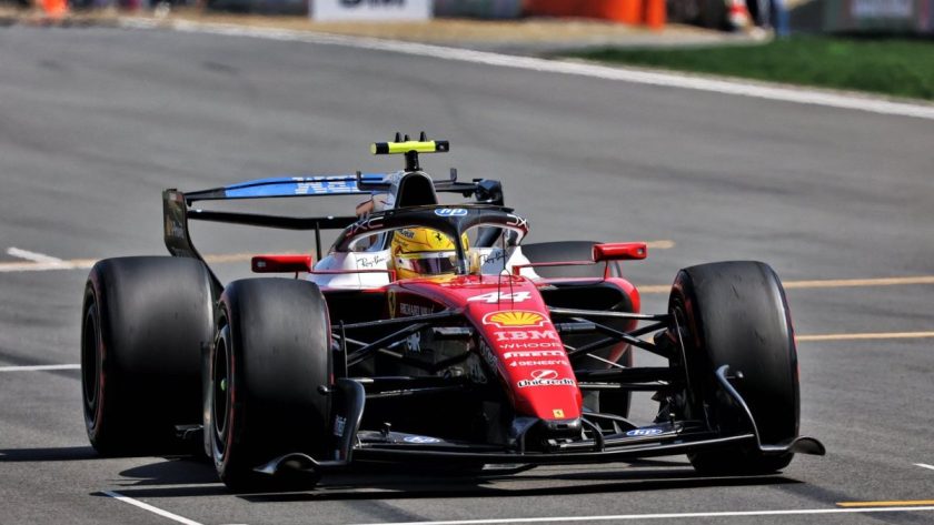 Unveiling Ferrari's Revolutionary Macarena-inspired Rear Wing at Monza F1 Filming Day