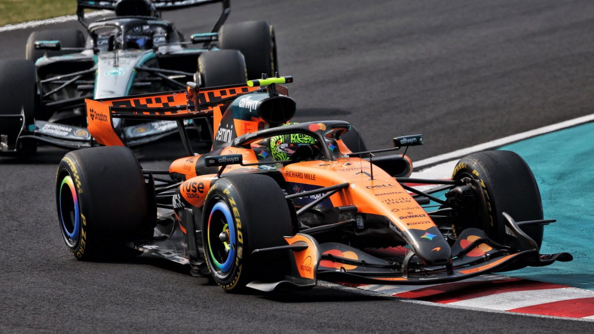 Driving Towards Victory: Lando Norris' Strategy for McLaren's Triumph with Mercedes in F1