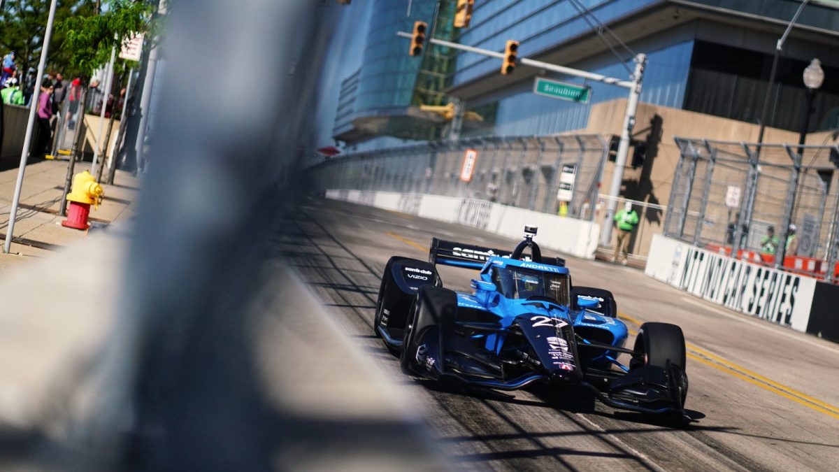 Kyle Kirkwood Sets Pace for Andretti in Detroit IndyCar Practice Session