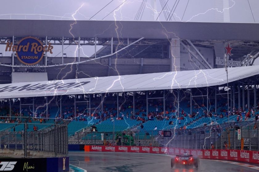 The Duel with Nature: F1 Miami Grand Prix Faces Lightning Storms as Fans Witness High-Speed Drama