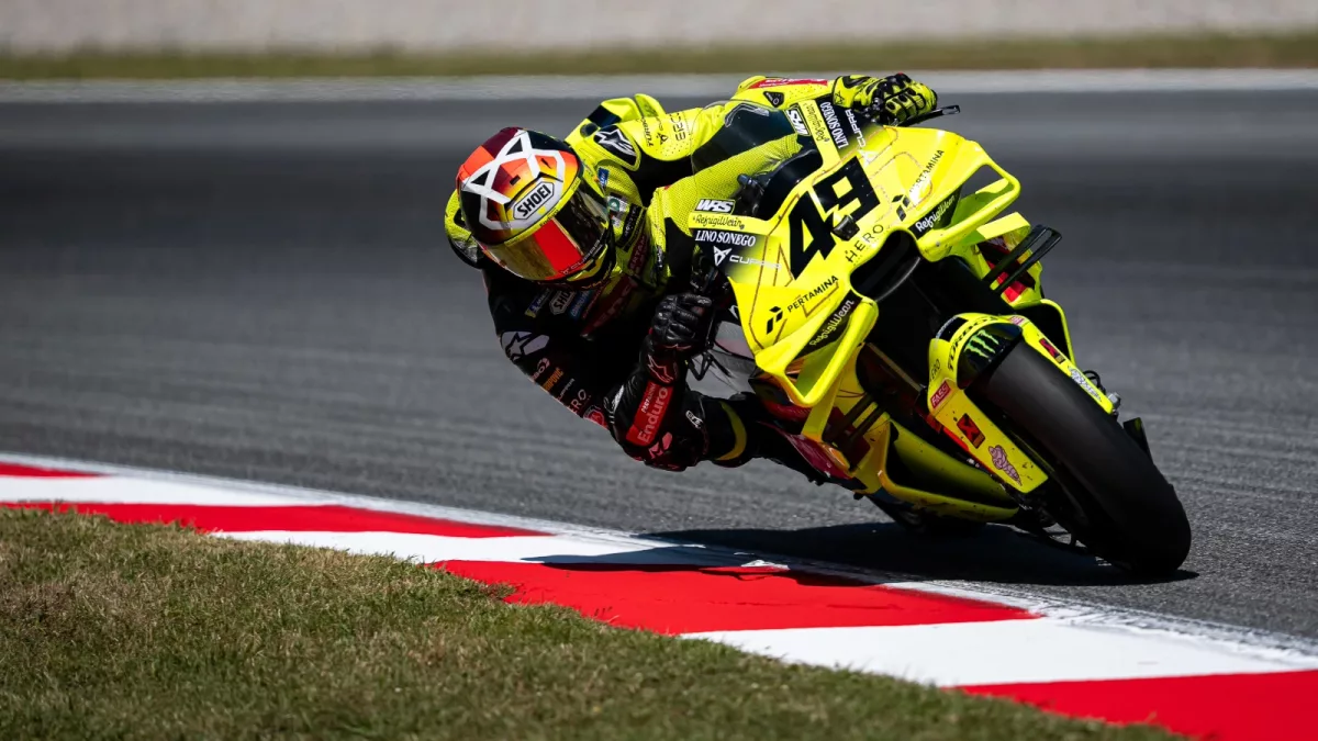 Fabio Di Giannantonio wins chaotic Catalan MotoGP race overshadowed by two red flag incidents