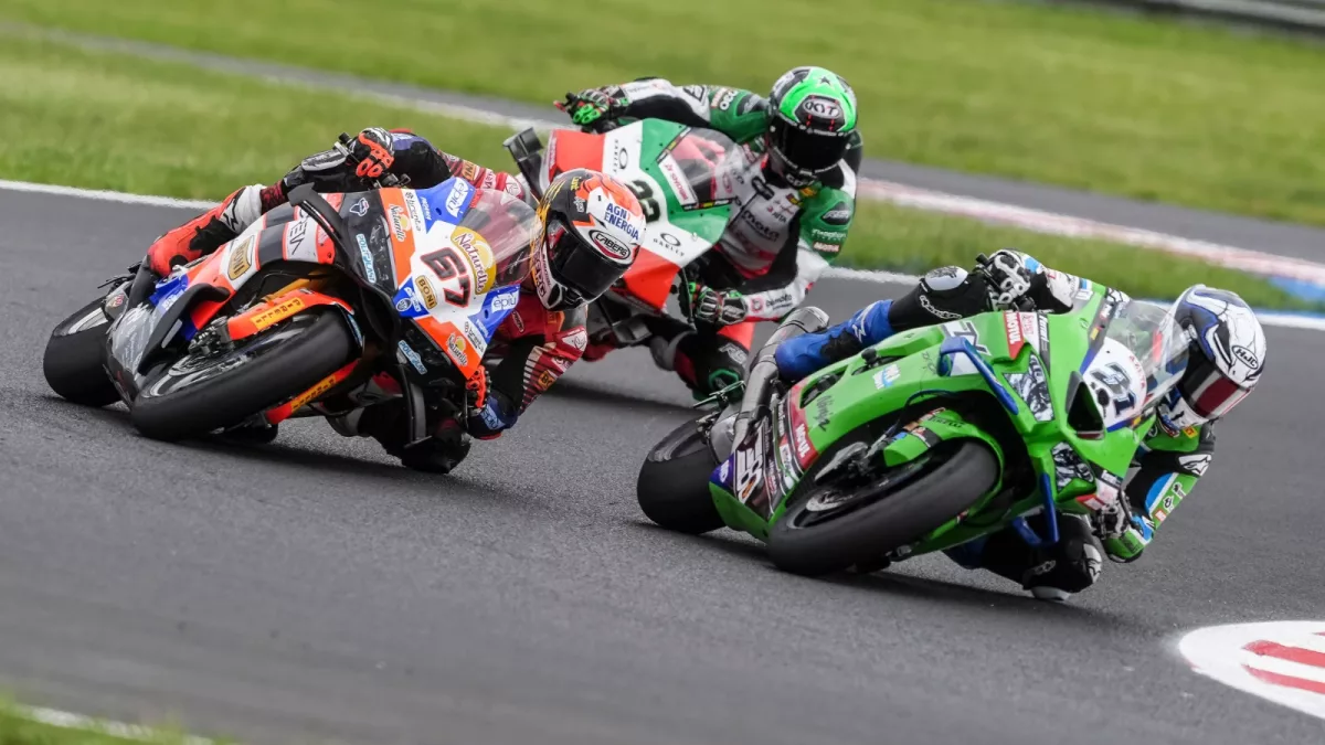Rising Star Garrett Gerloff Imparts Wisdom to WorldSBK Newcomer After Intense Duel at Most Race 2