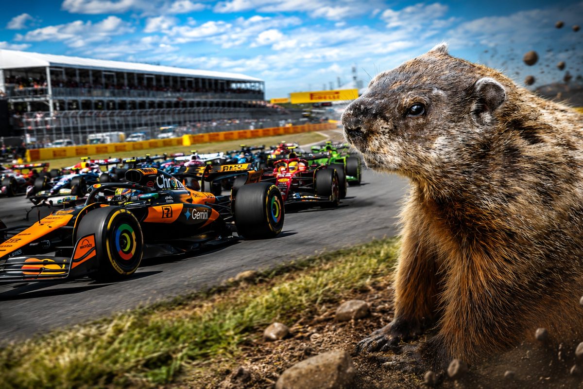 Collision Course: Groundhog Causes Chaos at Canadian Grand Prix