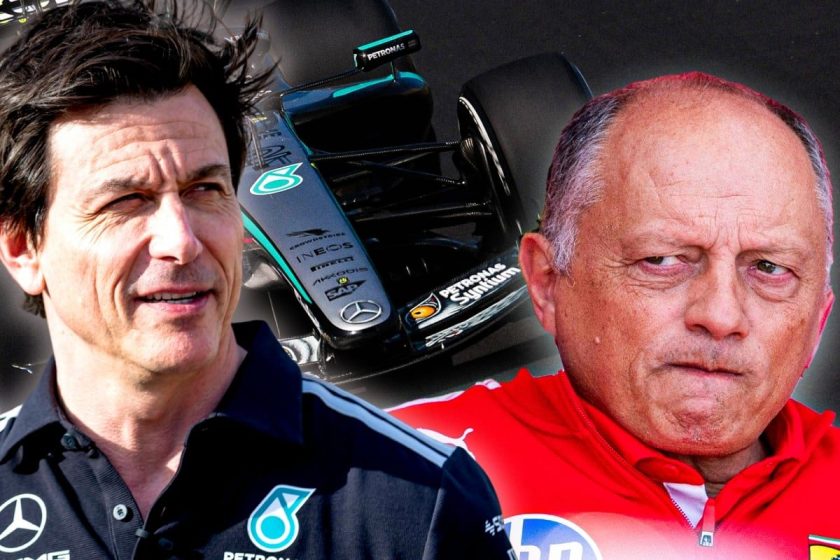 Unleashing the Dominance: The Ferocious Mercedes F1 Racing Beast Emerges from Darkness