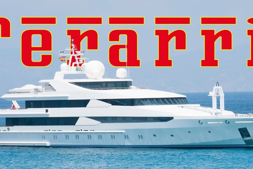 The Pinnacle of Luxury at Sea: Introducing the Ferrari Hyperyacht