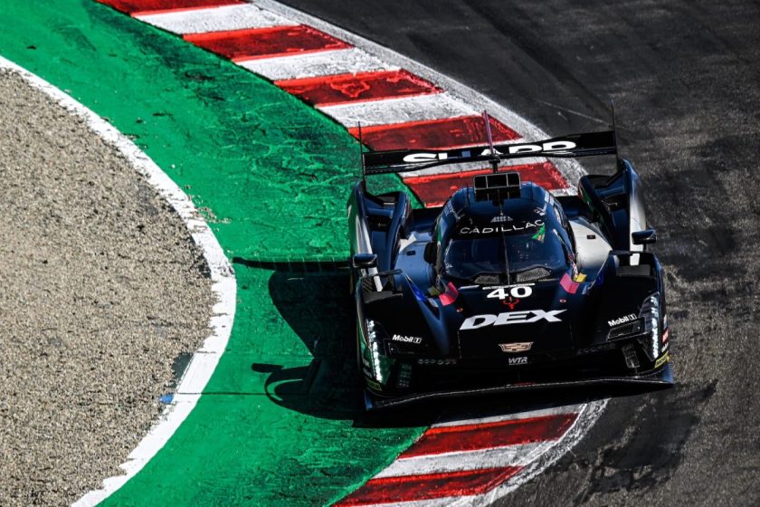 Louis Deletraz Powers to Pole Position for Cadillac at Laguna Seca in IMSA Showdown