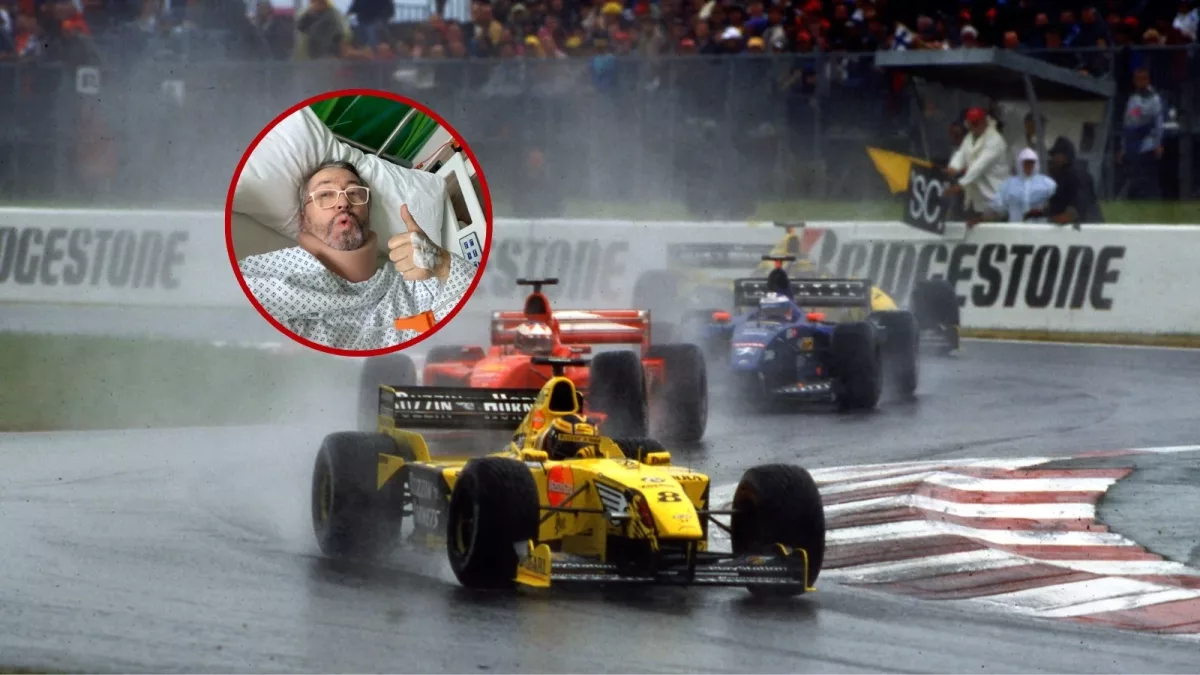 Ex-F1 star reveals unusual birthday gift with hospital bed update