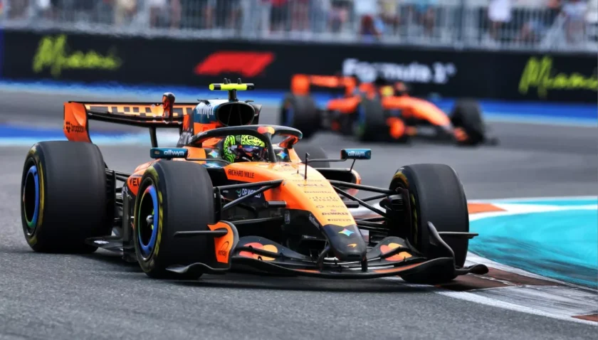Rising Star Lando Norris Dominates Sprint Race at F1 Miami GP