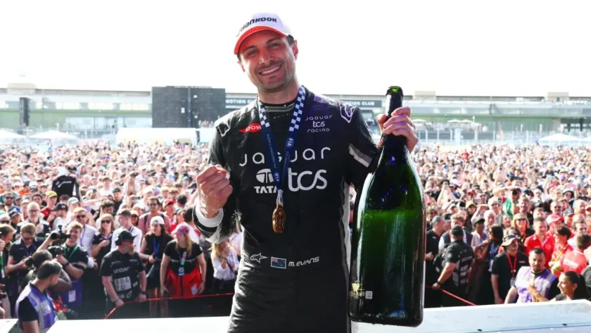 Champion's Triumph: Mitch Evans Secures Victory in Electrifying Berlin E-Prix Showdown