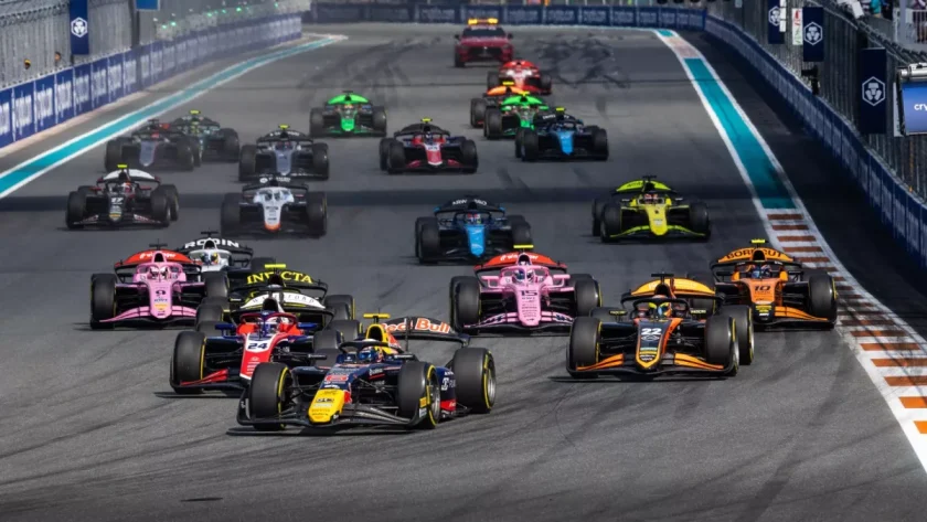 Rising Star Gabriele Mini Makes History with First F2 Triumph amidst Thrilling Miami Race
