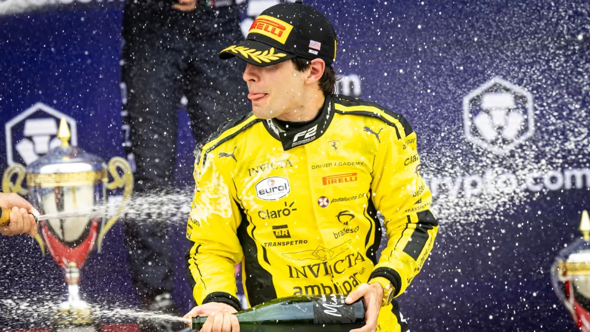 Rafael Camara's Resilience Shines Bright in Miami F2 Feature Race Podium Finish