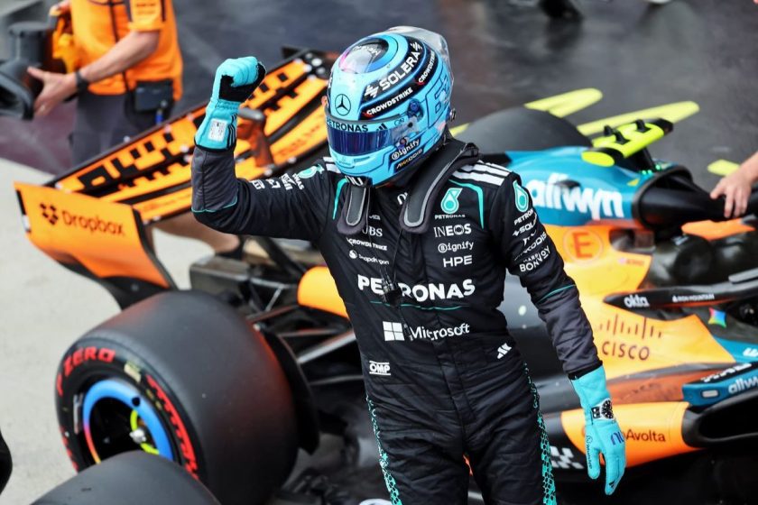 Shock waves as Russell snatches Canadian GP pole from Antonelli