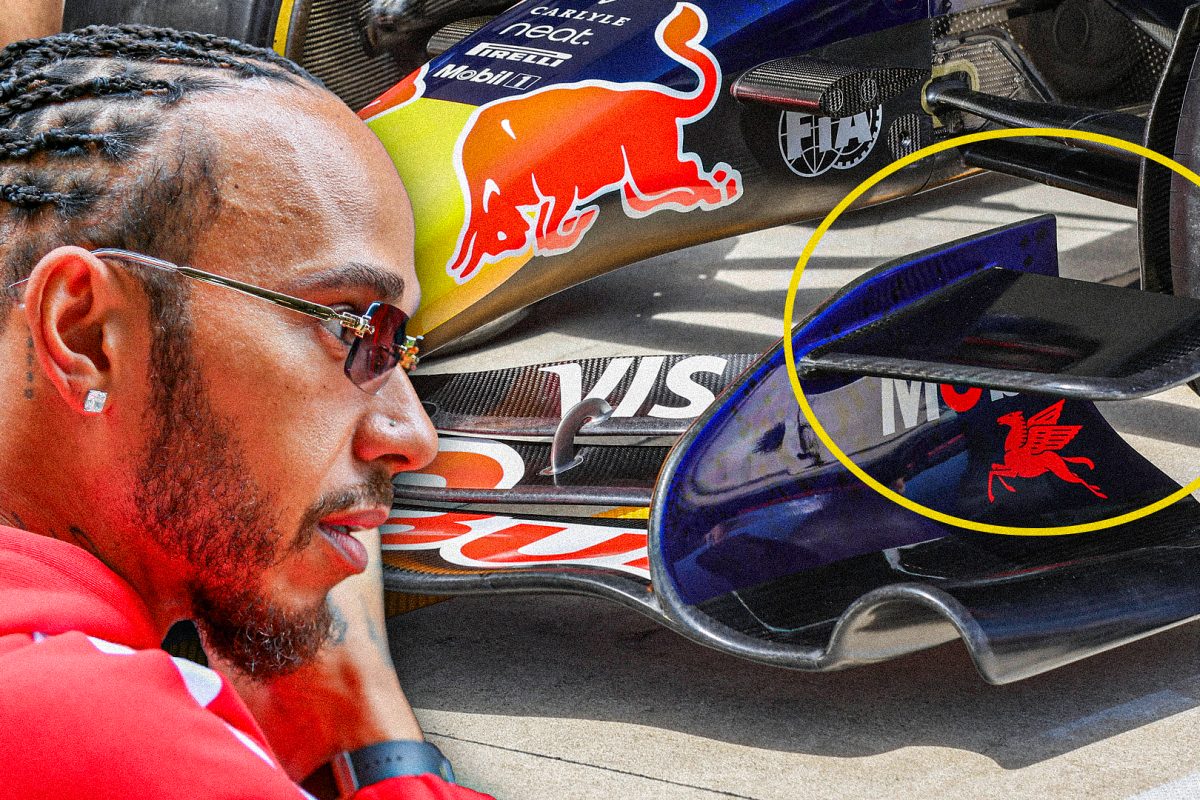 Title Showcasing Lewis Hamilton's Concern Over Ferrari's F1 Development Strategy