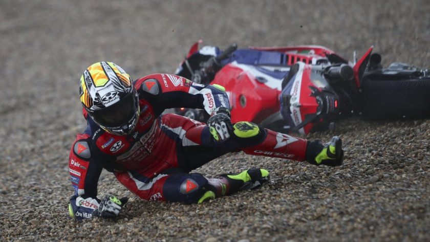 Joan Mir needed stitches after &ldquo;unexpected&rdquo; French MotoGP crash