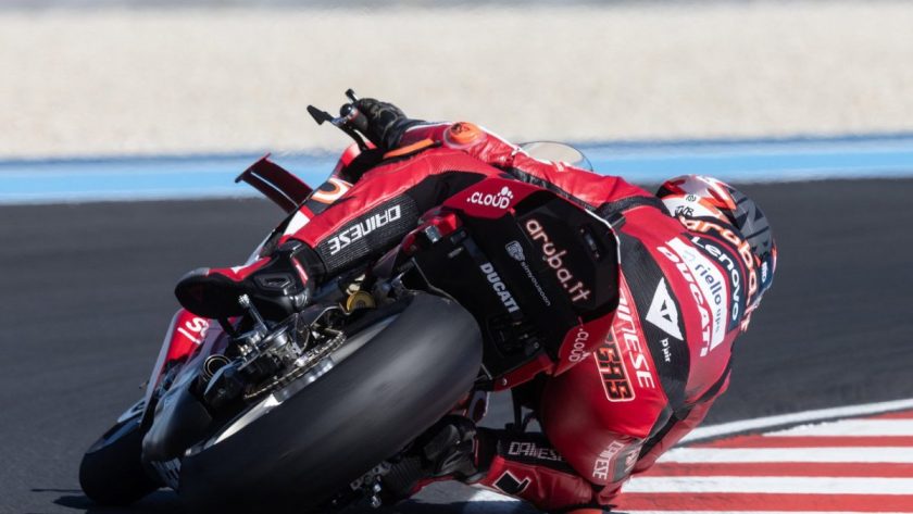 Bulega Shines in Red-Flagged Friday Practice at the 2026 Czech WorldSBK Event
