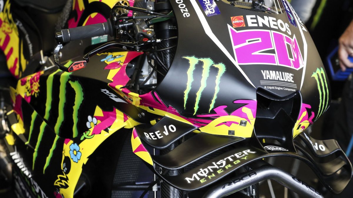Exclusive Photos: Fabio Quartararo Unveils Stunning Le Mans MotoGP Livery On The Track
