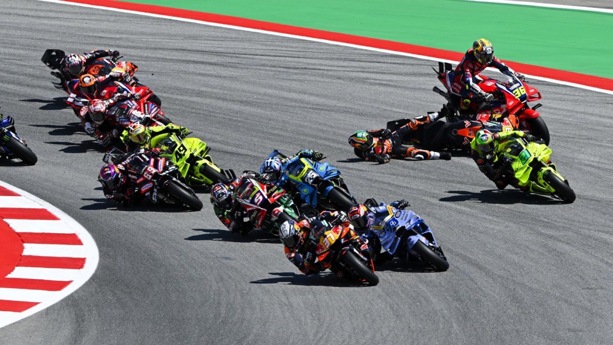 Fabio di Giannantonio &ldquo;didn't know how to escape&rdquo; Turn 1 Catalunya Sprint clash