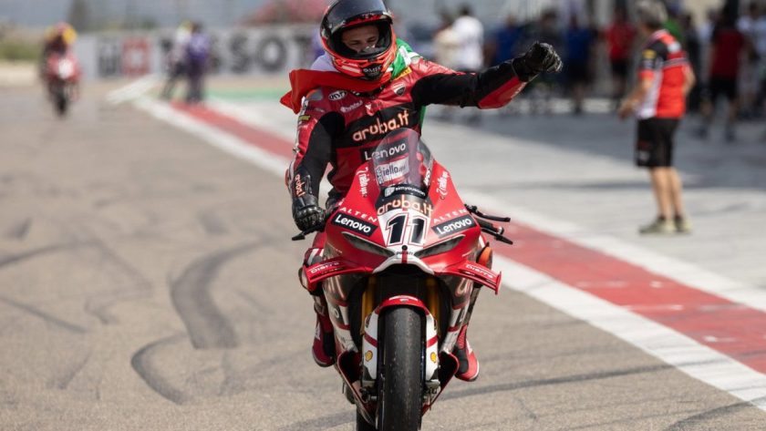 Nicolo Bulega's Fearless Triumph: Conquering the Aragon WorldSBK Superpole Race