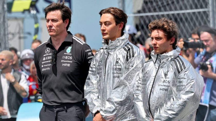 Danger on the Fast Track: Toto Wolff's Stark Warning to Kimi Antonelli about F1 Prodigy George Russell