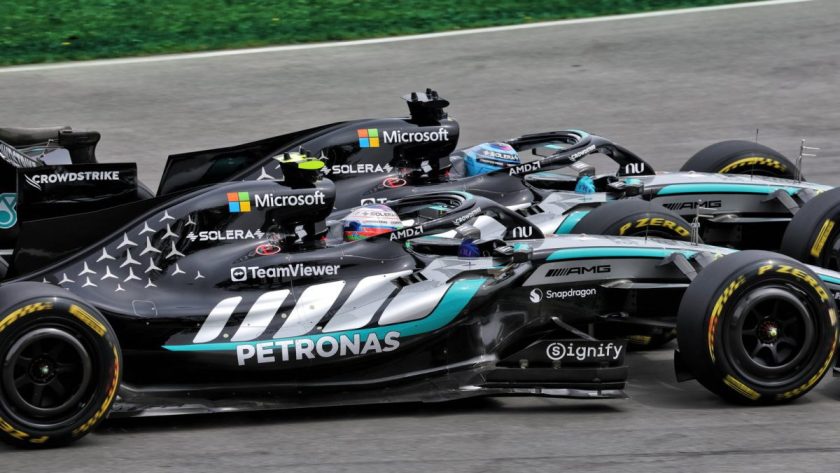 Intense Rivalry Unfolds: Kimi Antonelli Expresses Displeasure with George Russell's Tactics in F1 Sprint Clash