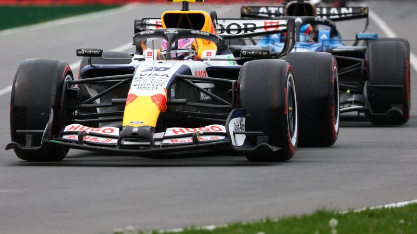 Revamped Strategy: Liam Lawson counters Sergio Perez's F1 aggression with tactical finesse