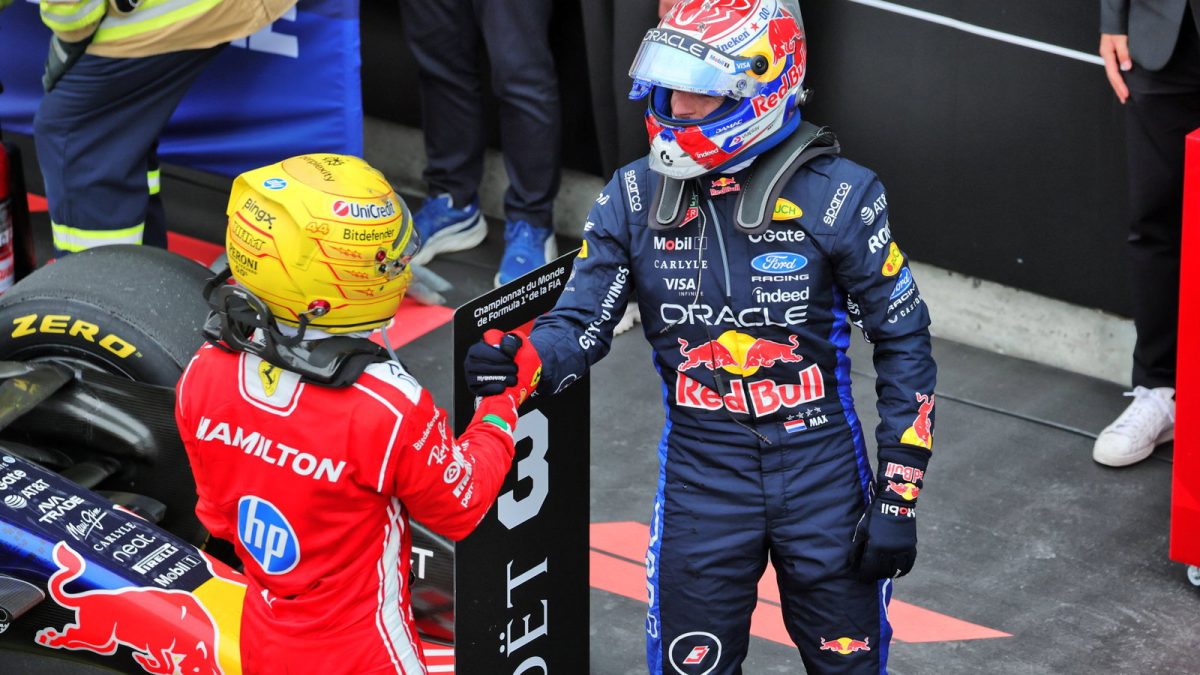 Formula 1's Finest: Lewis Hamilton and Max Verstappen Relive Thrilling Canada Showdown in Exclusive Post-Race Reflection