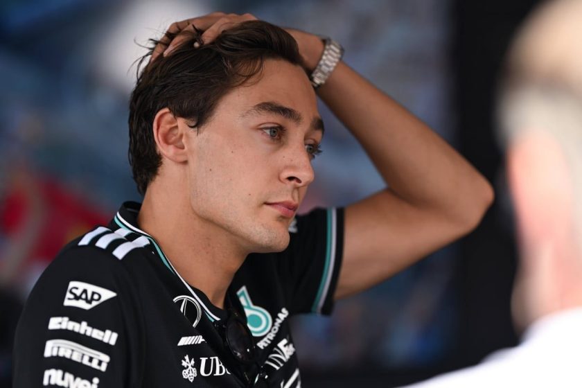 George Russell's car has already broken down in Monaco