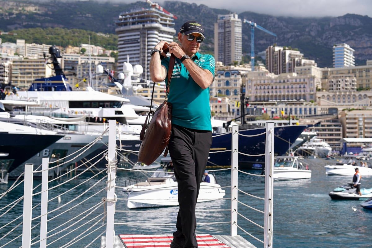 Legendary F1 Designer Adrian Newey Shuns Spotlight as Aston Martin's New Vision Takes Center Stage at Monaco Grand Prix