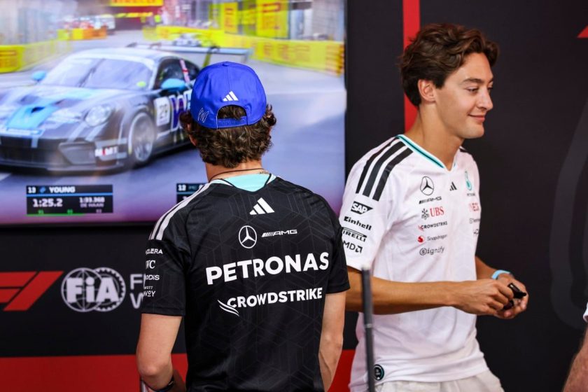 Kimi Antonelli Defends His Turf: Rebuffs George Russell's F1 Title Jibe