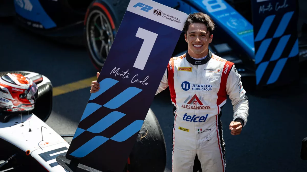 Thrills and Triumphs: Noel Leon's Joyous Victory in Monaco F2 Sprint Race